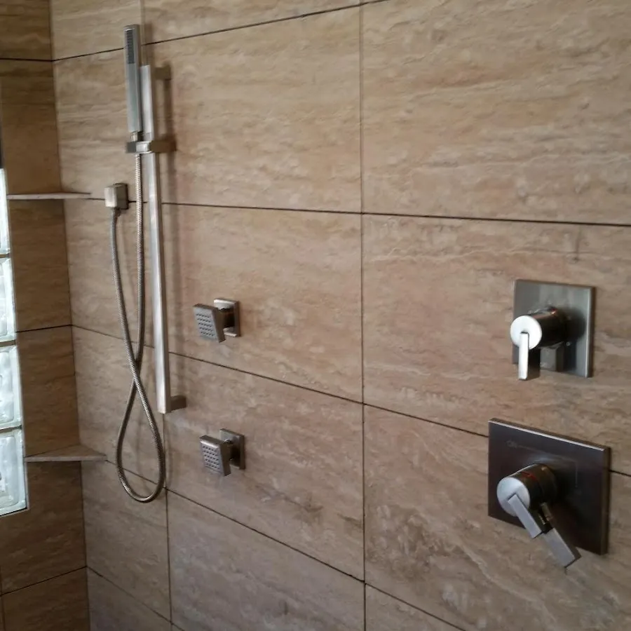 Shower fixture installation for Frozen Pipe Repair in Mission